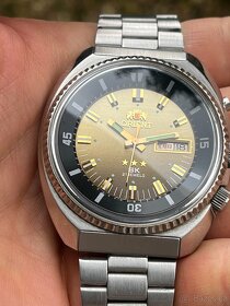 Orient SK / hodinky / zlato-hnedy ciselnik