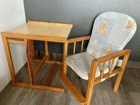 Jídelní židlička - dvojkombinace