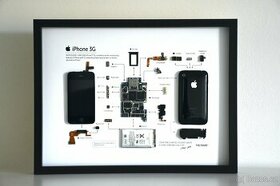 Nástěnný obraz iPhone 3G - dekorace bytu, kanceláře nebo dár - 1