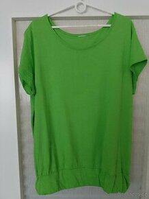 Zelené bavlněné triko vel 46