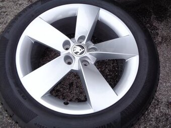 škoda karoq 17 alu kola 5x112 nová zimní