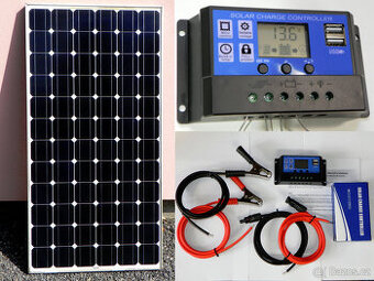 Solární fotovoltaický panel 180W s regulátorem pro karavan