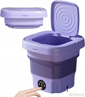 SKLÁDACÍ MINI PRAČKA 9L PLNĚ AUTOMATICKÁ