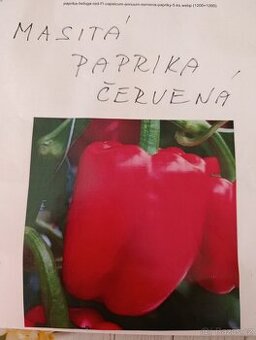 Masité papriky červené