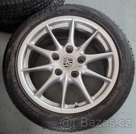 ORIGINÁLNÍ alu kola BBS - Porsche 17" 5x130 + zimní pneu