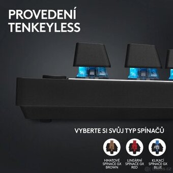 Logitech G PRO X TKL LIGHTSPEED Tactile, černá - US INTL