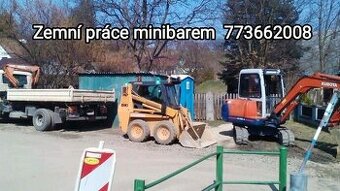 Zemní práce minibagrem