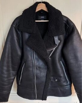 Bunda oversized biker Pull&Bear - 1