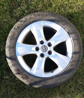 Litá kola Opel,17x7, 225/50 R17, pneu Continental