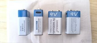Nabíjecí baterie 9V USB-C