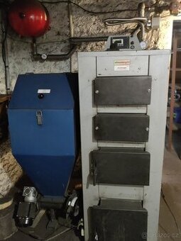 Automaticke kotel tuha paliva 25KW ovladatelný přes internet