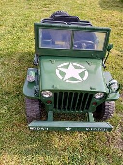 Dětské elektrické auto Jeep 4x4 pro tři děti