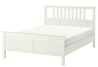 Postel Hemnes Ikea 180x200 vč roštů a matrace