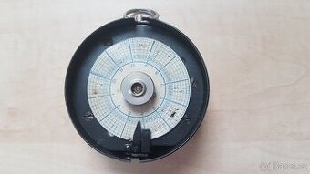 Starý pochůzkový přístroj/hodiny se záznamovým