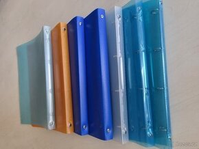 Desky A4 kroužkové - 4 kroužky - průsvitné