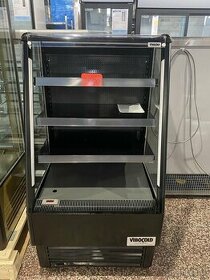 Chladicí vitrína přístěnná černá 71х64х134cm