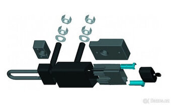 Zámek na lodní kontejner - Abus 215/100 + 37RK/70HB100