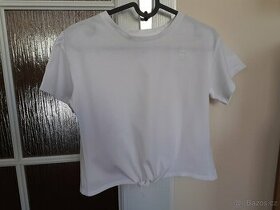 Krátké dívčí tričko H&M, 146/152