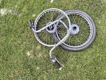 Babetta 207 přední kolo + řidítka