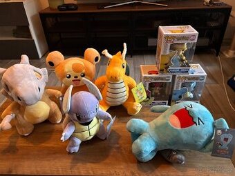 Pokémon funko POPs a plyšáci
