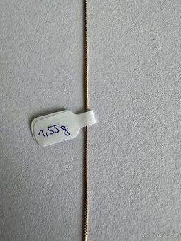 Zlatý řetízek 14K, 1,55 g, délka 52 cm