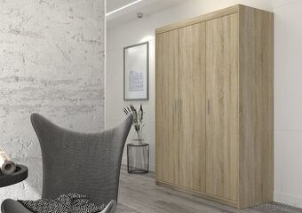 ŠATNÍ SKŘÍŇ 133cm SONOMA - 1