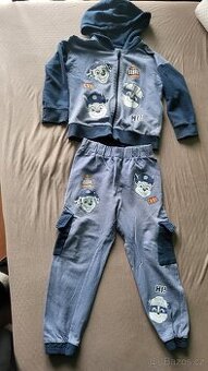 Teplakova souprava tlapkova patrola vel.110-116  tenčí tepla