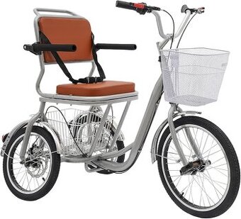 Nová  tříkolka pro seniory  s opěradlem