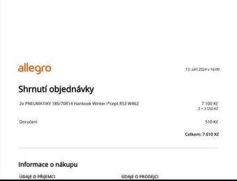 ZIMNÍ PNEU Hankook Winter icept RS3 W462, rozměr 185/70 R14