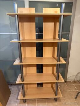 Regál policový velký vzor buk