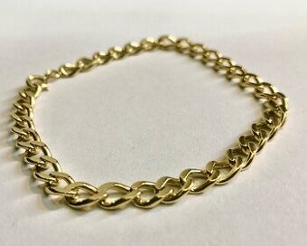 Zlatý pánský náramek.