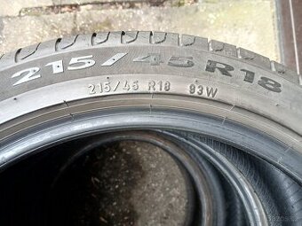 2ks letní pneu 215/45/18