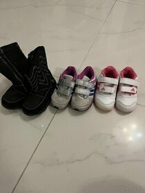 Dětské boty Adidas a kozačky, vel. 23 - 1