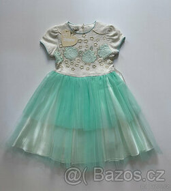 Dětské slavnostní šaty princezna 6-7 let 116 cm - 1