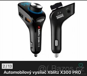 XBLITZ X300 Pro FM transmitter + usb nabíječka do auta