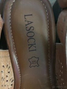 LASOCKI letní boty kožené nové 37 - 1
