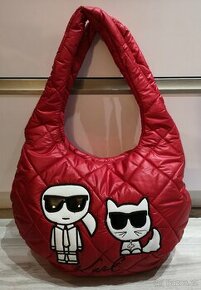 Dámska kabelka Karl Lagerfeld -červená