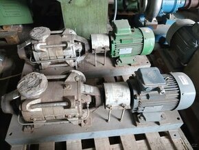 Čerpadla, výměníky, chladiče, ohřívače, elektromotory