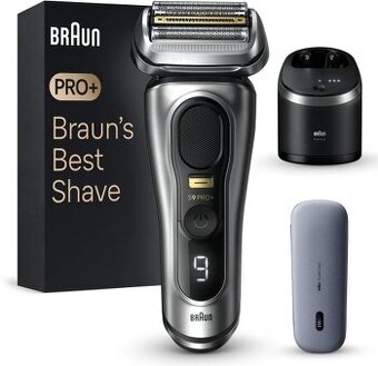 Elektrický holicí strojek Braun Series 9 PRO+, čistící sada