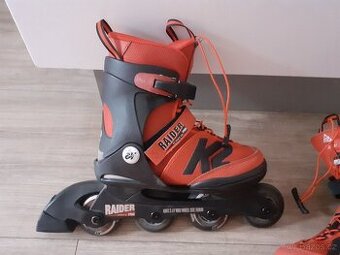Prodám juniorské vel. nastav. in-line K2 35 - 40, 22-25,5cm