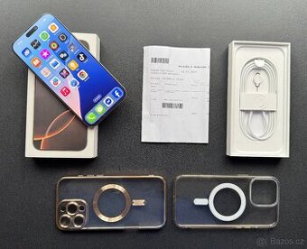 Apple iPhone 16 Pro Max / 256 GB / V záruce do 1/27.