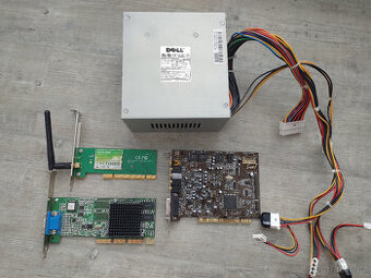 Mix HW - ATX zdroj Dell, Sound Blaster, Ati Rage 128 Ultra