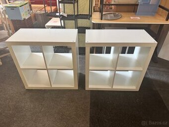 2x bílé regály IKEA KALLAX