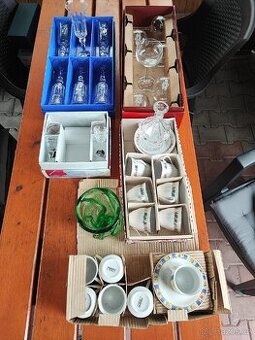 Porcelán a sklo