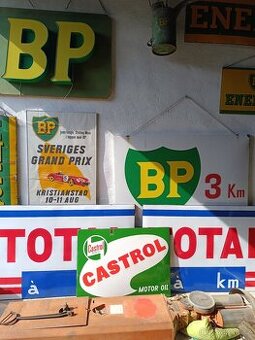 Stará smaltovaná cedule Castrol 1959, slušná, značená
