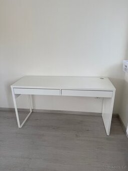 Prodám psací stůl s šuplíky - ikea MICKE bílý