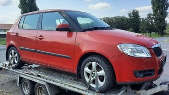 nd ze škoda fabia 2, 1.2.HTP 44kW, červená
