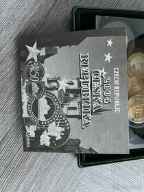 Sada oběžných euro minci 2004 ČNB