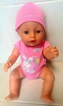 BABY Born - holčička, čůrací (Zapf Creation) -nočník,vanička