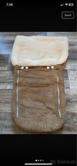 Zimní fusak z pravé kožešiny